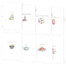 Load image into Gallery viewer, Recipe Binder Index Tab Dividers
