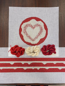 Red Velvet Heart Cake Canvas
