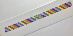 Striped Dog Collar Canvas