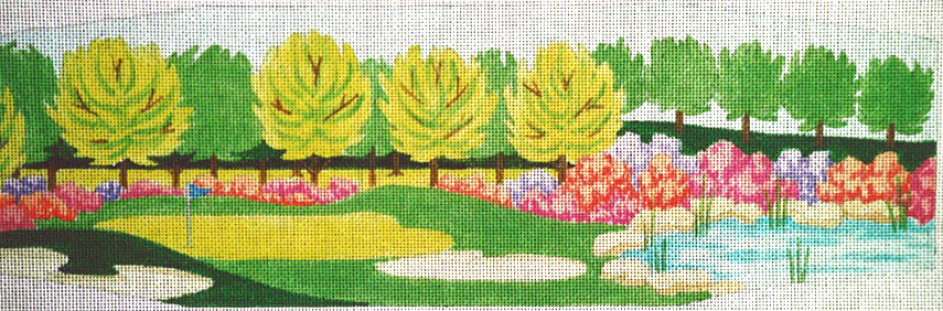 Golf Floral Cummerbund Canvas