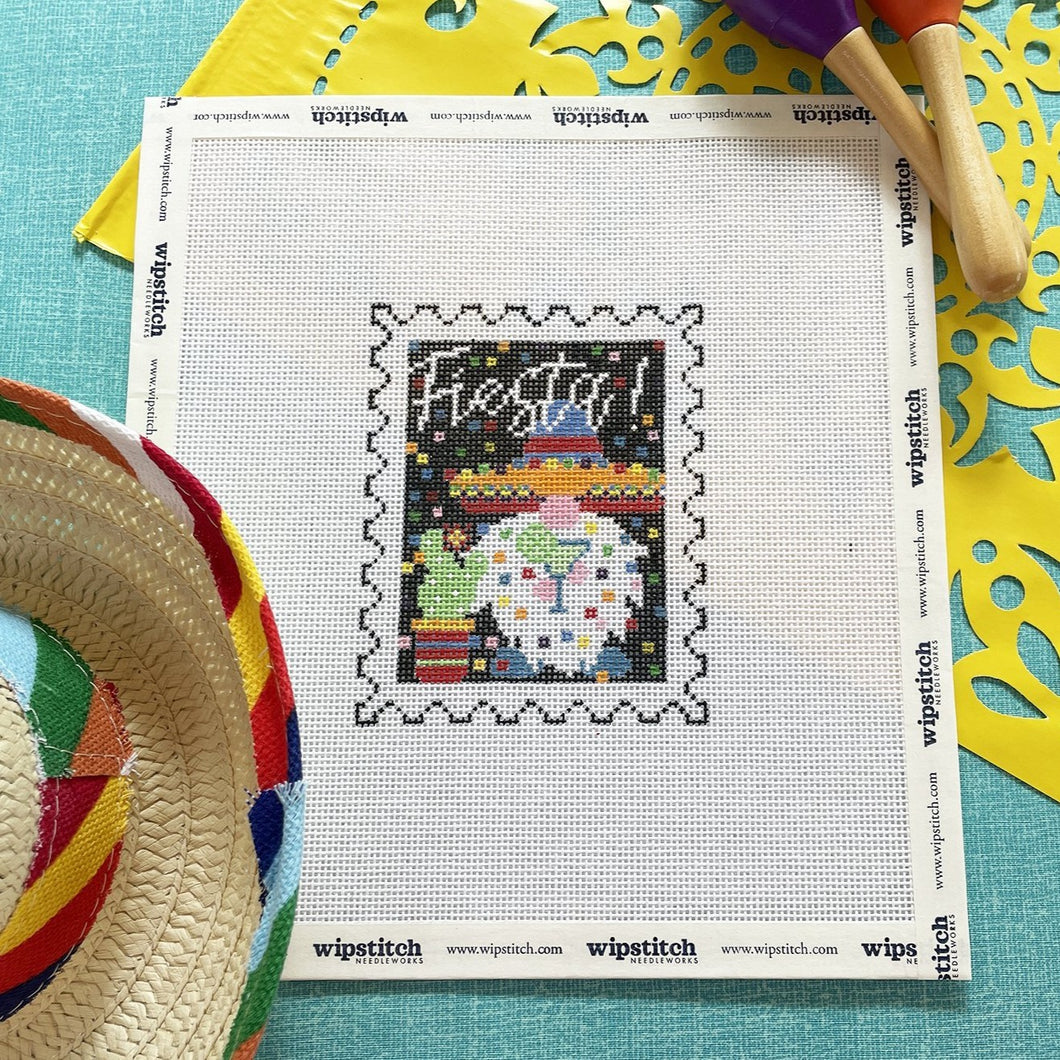 Fiesta Postage Stamp