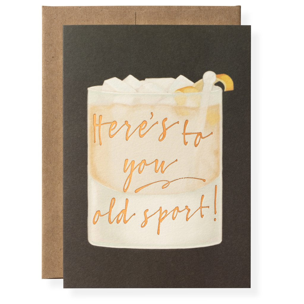 Gatsby Here's to You Card