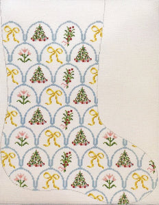 Yellow Bow Stocking