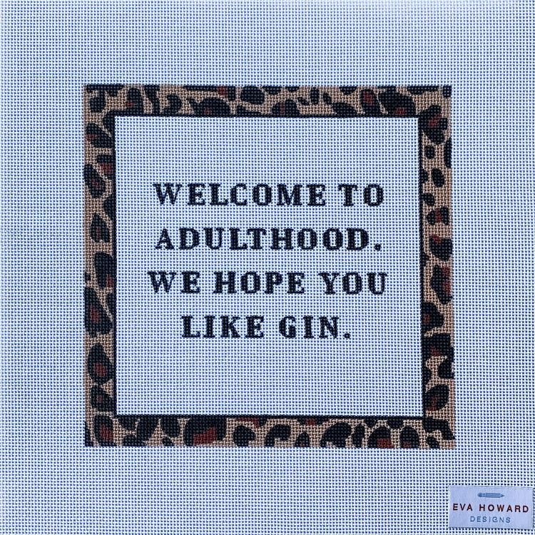 Adulthood Gin Canvas