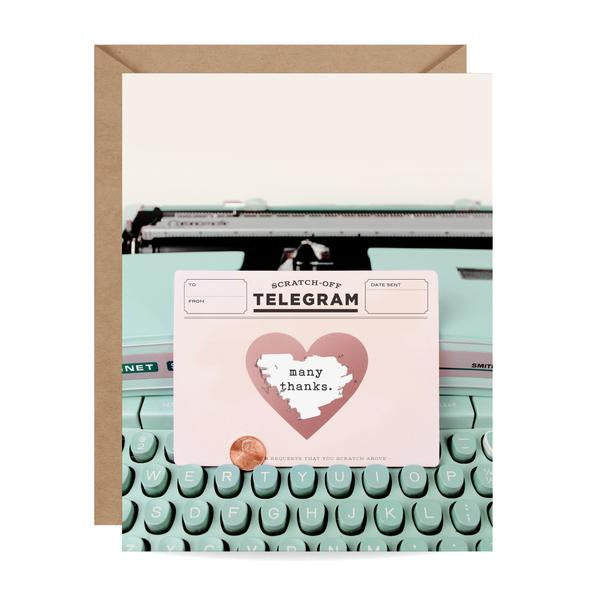 Telegram Scratch-Off Card – Wallace & Company