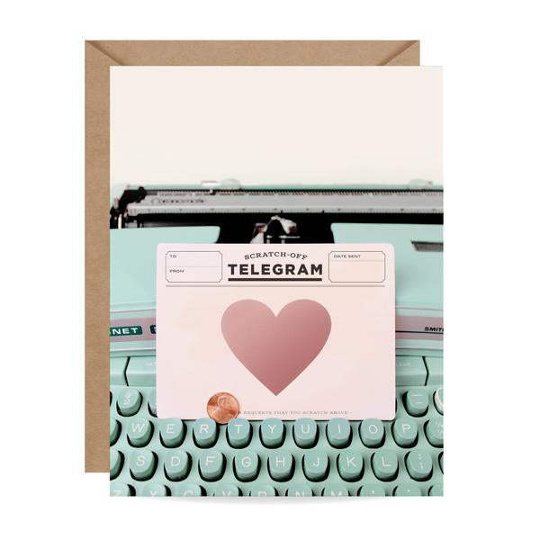 Telegram Scratch-Off Card