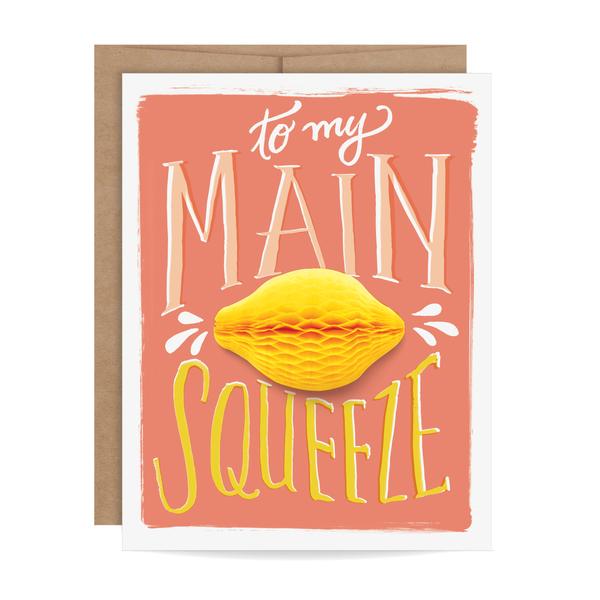 To My Main Squeeze Pop-Up Card