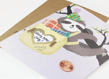 Load image into Gallery viewer, Sloth Scratch-Off Card

