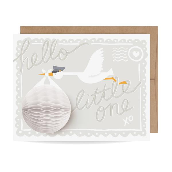 Stork Baby Pop-Up Card