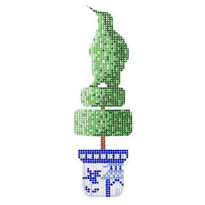 Penguin Topiary Canvas