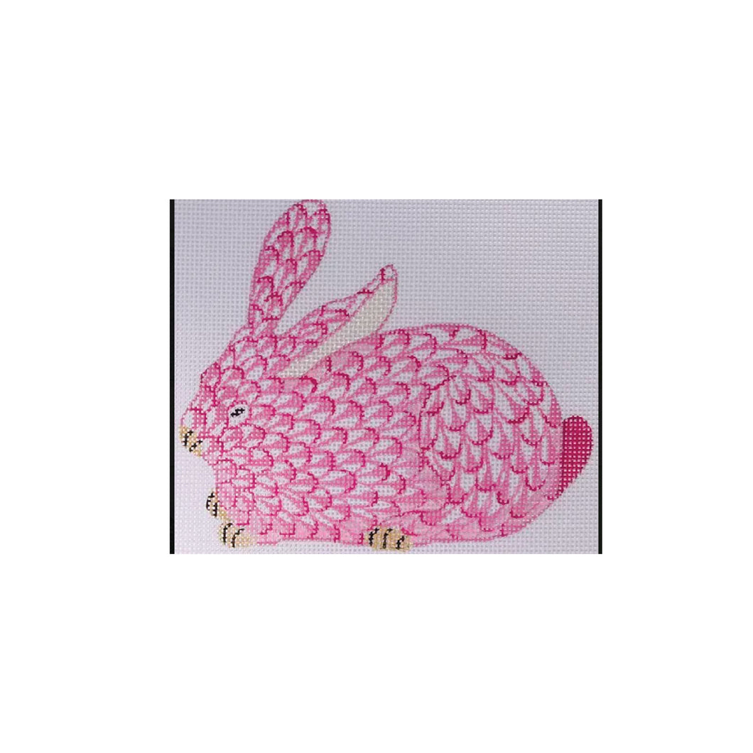 Mini Fishnet Crouching Bunny