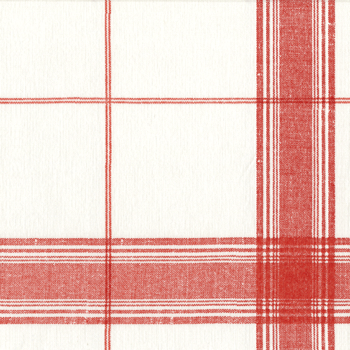 Red Belgian Linen Cocktail Napkins