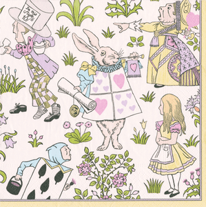 Alice in Wonderland Cocktail Napkins