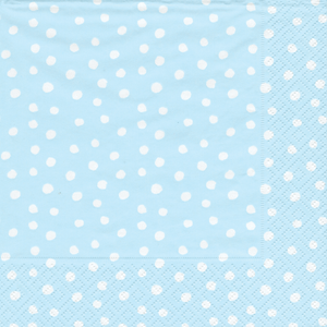 Blue Small Dots Luncheon Napkin
