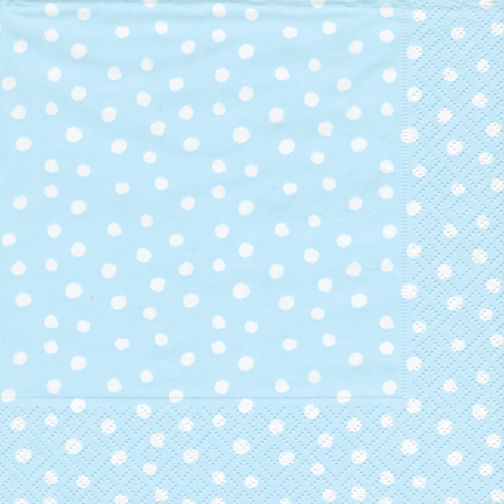 Blue Small Dots Luncheon Napkin
