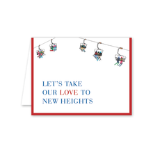 Load image into Gallery viewer, Ski Lift Love Card

