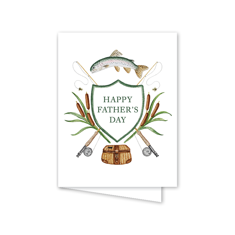 Fly Fishing Father's Day Card