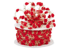 Load image into Gallery viewer, Pom Pom Wired Ribbon
