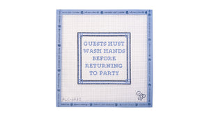 Guest Must Wash Hands