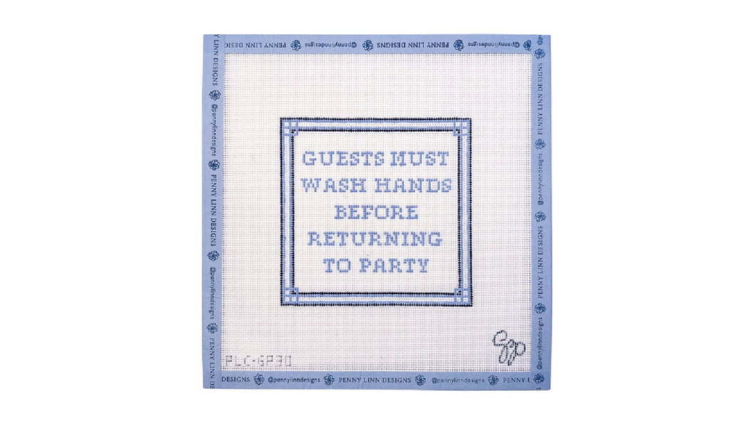 Guest Must Wash Hands