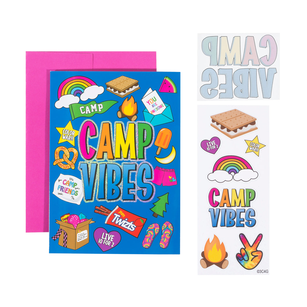 Camp Vibes Card