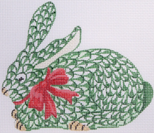 Load image into Gallery viewer, Mini Fishnet Crouching Bunny
