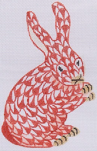 Mini Fishnet Standing Bunny