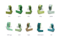 Load image into Gallery viewer, Wedding Programs / Folded with Silk Ribbon
