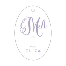 Load image into Gallery viewer, Gift Tag - Monogram T11
