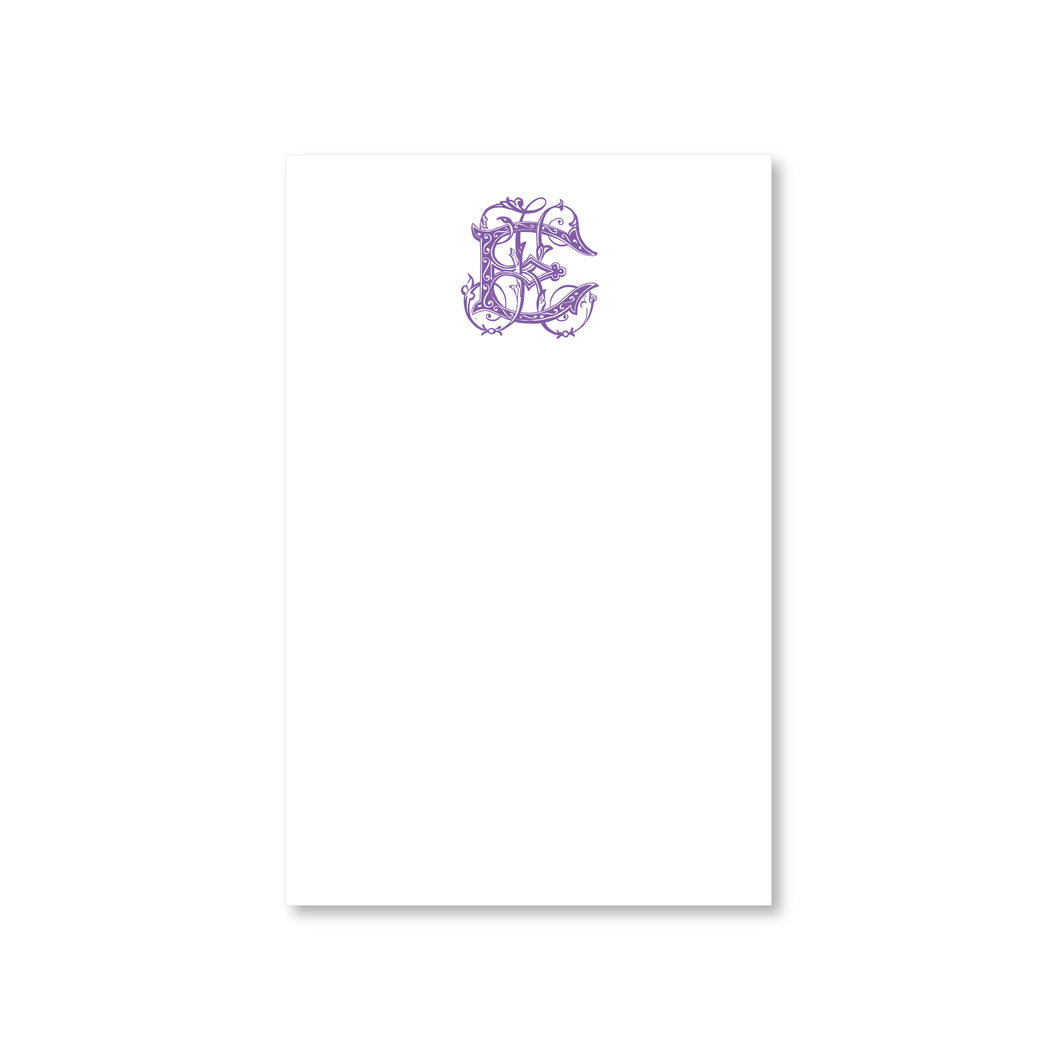 Antique Monogram Notepads