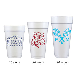 Your Own Design Foam Cups