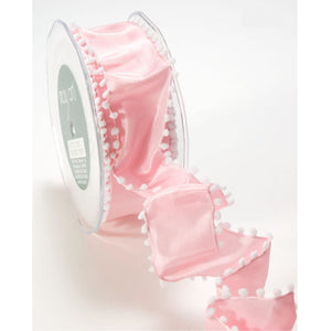 Taffeta Pom Pom Edge Ribbon