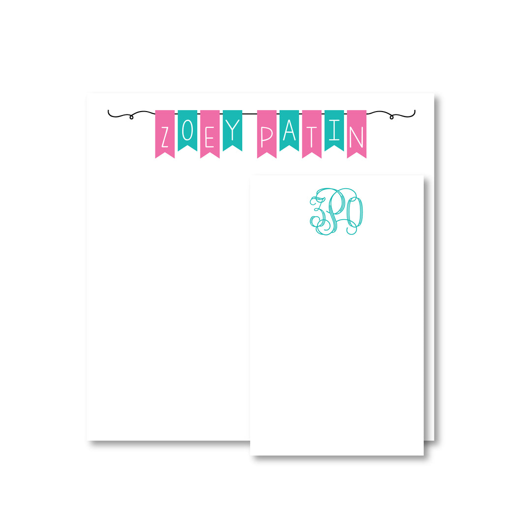 Pennants Script Set