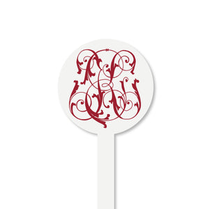 Antique Monogram Stir Sticks