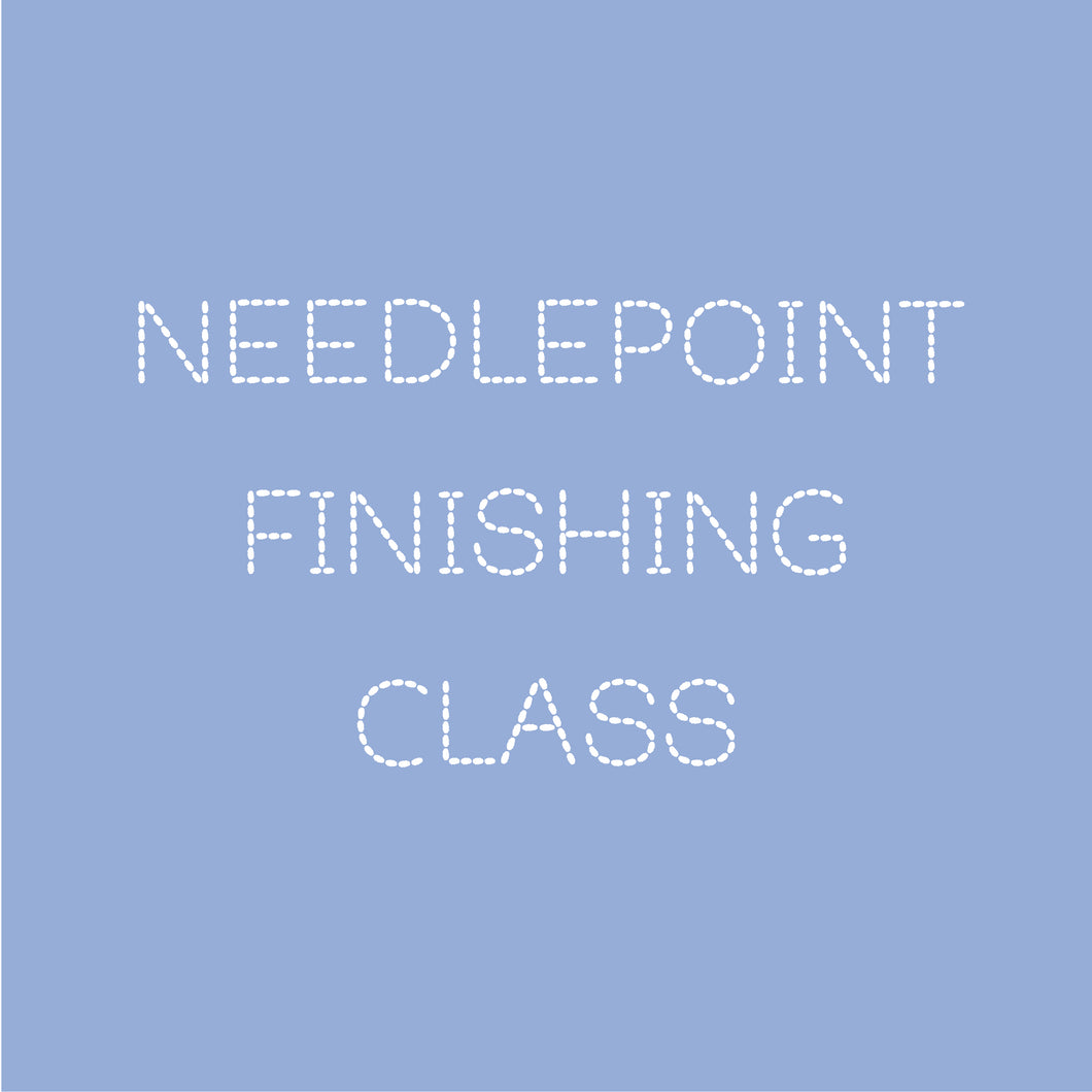 Needlepoint Finishing: Ornament Class