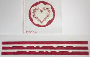 Red Velvet Heart Cake Canvas