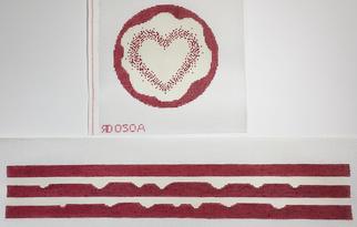 Red Velvet Heart Cake Canvas