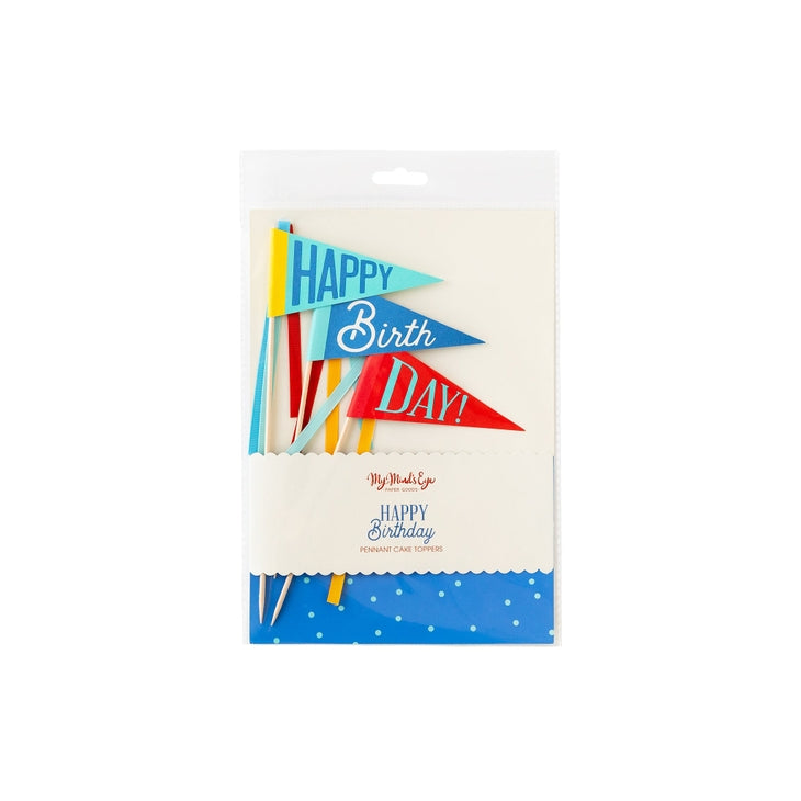 Birthday Flag Cake Topper – Wallace & Company