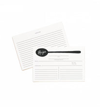 Load image into Gallery viewer, Charcoal Spoon Recipe Cards
