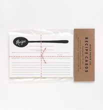 Load image into Gallery viewer, Charcoal Spoon Recipe Cards
