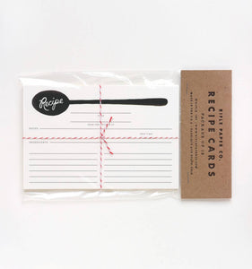 Charcoal Spoon Recipe Cards