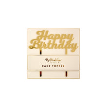 Load image into Gallery viewer, Happy Birthday Cake Topper
