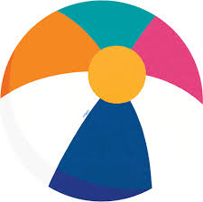 Bounce Beach Ball Dessert Plates