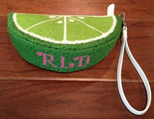 Load image into Gallery viewer, Lime Wedge Clutch Purse Canvas
