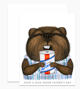 Beaver Dad Card