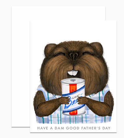 Beaver Dad Card