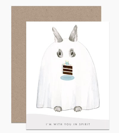 With You in Spirit Birthday Card