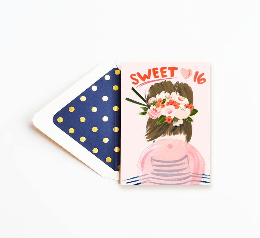 Sweet Sixteen Card