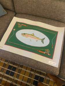 Rainbow Trout with Fly Fishing Rods