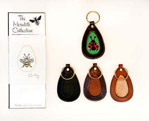 Sports Leather Key Fob
